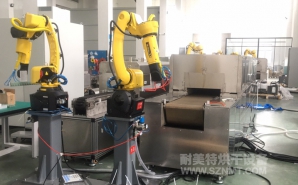 NMT-ZP-108 疫苗玻璃瓶小型預(yù)熱加固化自動裝配線(蘇州?？松?
